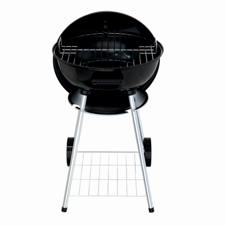 Gratar pe carbuni KLUGMEISTER KY22018A, material otel, cu capac si roti de deplasare, diametru gatire 54 cm, inaltime gatire 78 cm [2]
