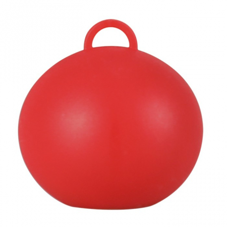 Articole petrecere - Greutate pentru Baloane, Flippy, Accesoriu Petrecere, 5.5x5.5 cm, 120 g, Rosu