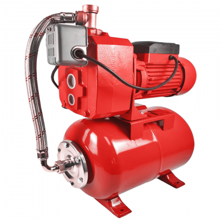 Hidrofoare - Hidrofor cu Ejector 24 litri, 1500 W, Aquatic Elefant AutoDP 505, 100l/min rezervor 24L, absorbtie 8 m, inaltime 40 m