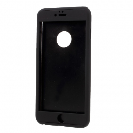 Husa Apple iPhone 6/6S Full Cover 360 Negru + Folie de protectie [6]