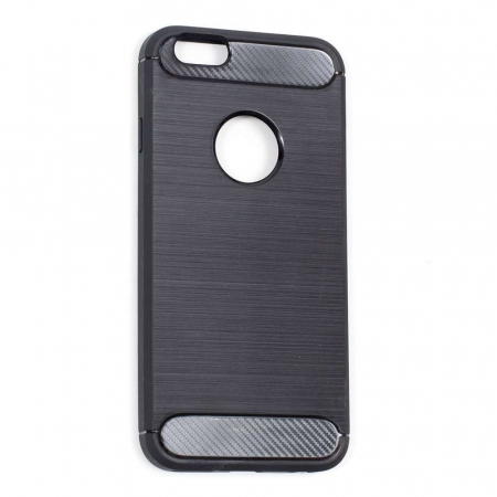 Husa Apple iPhone 6/6S Tpu, carbon, Negru [5]