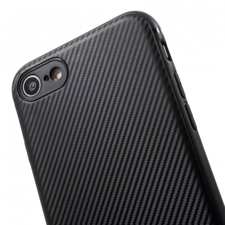 Husa Apple iPhone 7 IPAKY Carbon Fiber Negru [1]
