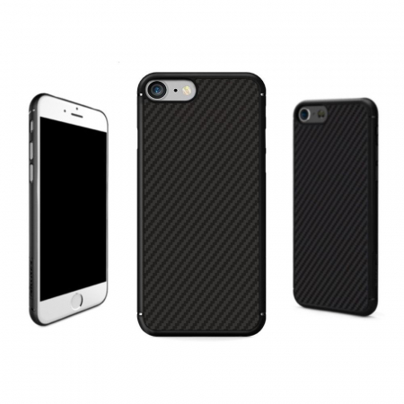 Husa Apple iPhone 7 Nillkin Synthetic Fiber Negru [2]