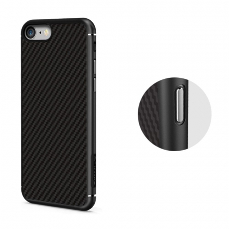 Husa Apple iPhone 7 Nillkin Synthetic Fiber Negru [3]