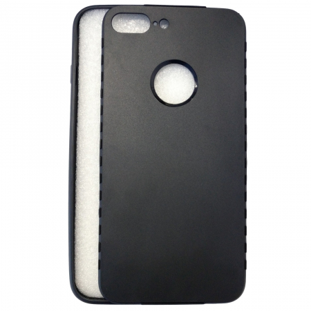 Husa Apple iPhone 7 Plus Full Silicone Negru [2]