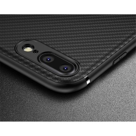 Husa Apple iPhone 7 Plus IPAKY Carbon Fiber Negru [5]
