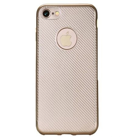 Husa Apple iPhone 8 i-Zore Carbon Fiber Auriu [2]