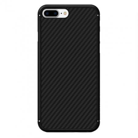 GSM - Husa Apple iPhone 8 Plus Nillkin Synthetic Fiber Negru