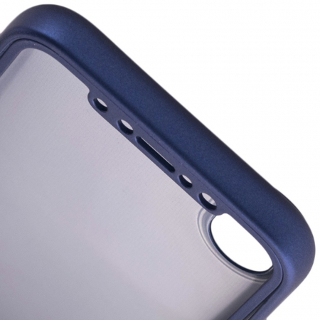 Husa Apple iPhone X Full Silicone 360 Albastru + Folie de protectie [6]