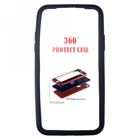 Husa Apple iPhone X Full Silicone Negru [3]