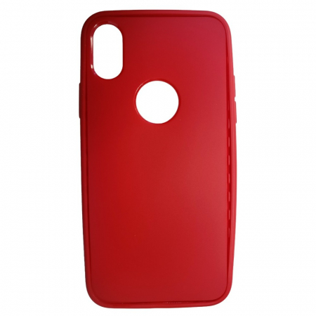 Husa Apple iPhone X Full Silicone Rosu [3]