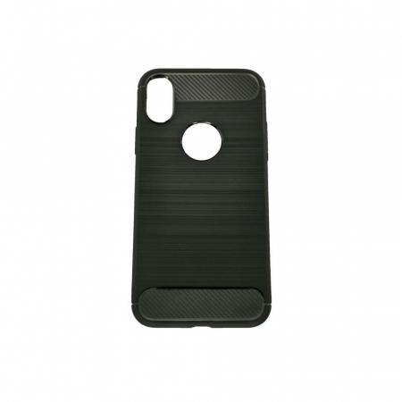 GSM - Husa Apple iPhone X Tpu, carbon, Negru