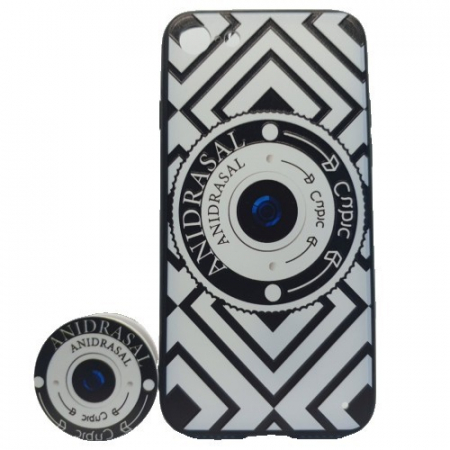 Husa Apple iPhone X/XS Multicolor Model Camera Foto + Popsocket inclus [2]
