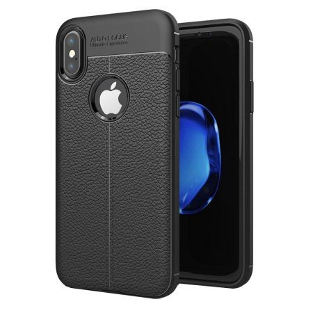 Husa Apple iPhone X Zore TPU moale Negru [7]