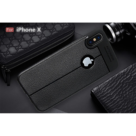 Husa Apple iPhone X Zore TPU moale Negru [8]