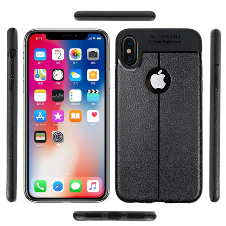 Husa Apple iPhone X Zore TPU moale Negru [6]