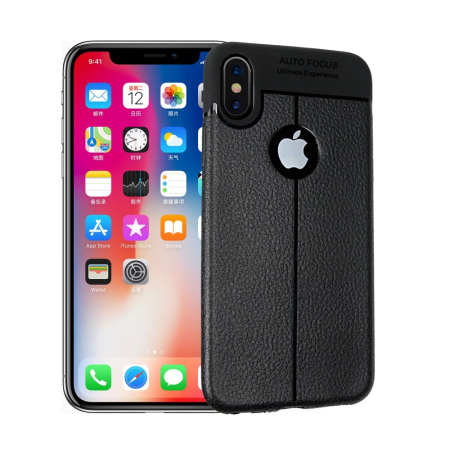 Husa Apple iPhone X Zore TPU moale Negru [2]