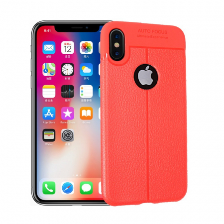 Husa Apple iPhone X Zore TPU moale Rosu [7]