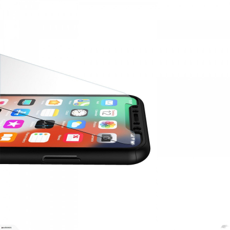 Husa Apple iPhone XR Full Cover 360 Negru + Folie de protectie [2]