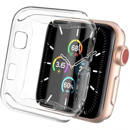 Husa Apple Watch Series 4/5 40 mm Full Tpu 360 Transparent [1]