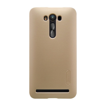 Sub 99 Lei - Husa Asus Zenfone 2 ZE500CL Nillkin Frosted Shield Auriu + Folie de protectie