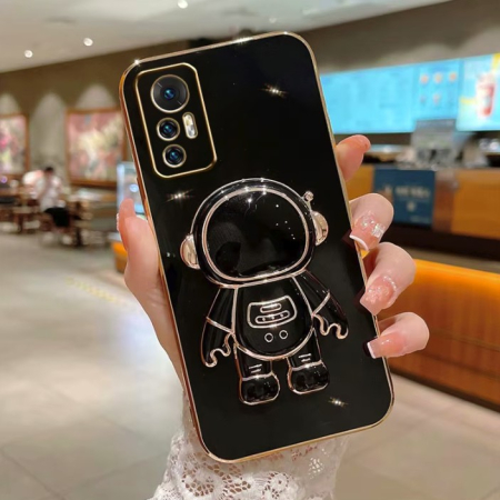 Husa de Protectie 2 in 1, Flippy, Husa de Protectie pentru Honor Magic 6 Pro, Model Astronaut cu Suport, din TPU, Negru [2]