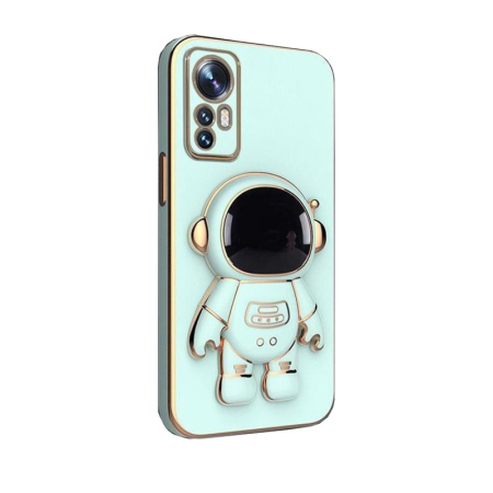 Telefoane și accesorii - Husa de Protectie 2 in 1, Flippy, Husa de Protectie pentru Honor Magic 6 Pro, Model Astronaut cu Suport, din TPU, Verde
