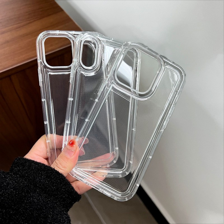 Husa de protectie Flippy, Airbag Shock Absorption, TPU, pentru Apple iPhone 12 , Transparent [7]
