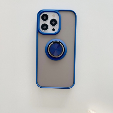 Husa de protectie Flippy compatibila cu Apple iPhone 13 Mini,Defender cu prindere inel,Albastru [2]