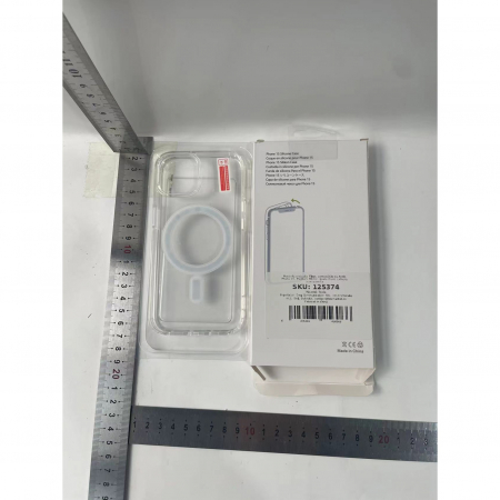 Husa de protectie Flippy compatibila cu Apple iPhone 15, MagSafe Blister, gaura mare camera, transparenta [6]
