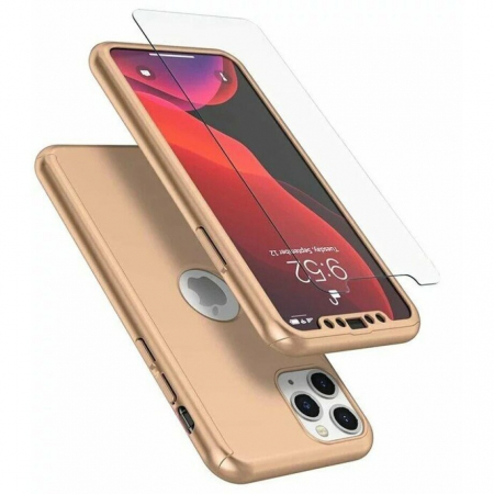 Husa de protectie Flippy compatibila cu Flippy Samsung A32 5G Full Cover 360 Auriu cu Folie de protectie inclusa [1]