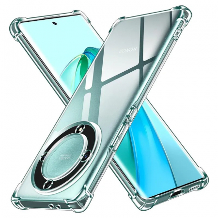 Husa de Protectie, Flippy, Compatibila cu Honor Magic 5 Pro, TPU Antisoc, Protectie Colturi, 1.5 mm Transparent [2]