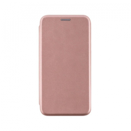 GSM - Husa de protectie Flippy compatibila cu Huawei P40 Lite Magnet Book Case Roz-Auriu