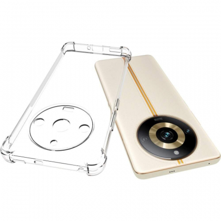 Husa de Protectie, Flippy, Compatibila cu Realme 11 Pro+ Plus 5G, TPU Antisoc, Protectie Colturi, 1.5 mm Transparent [4]