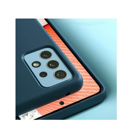 Husa de protectie Flippy compatibila cu Samsung Galaxy A52 Matte Tpu Albastru inchis [2]