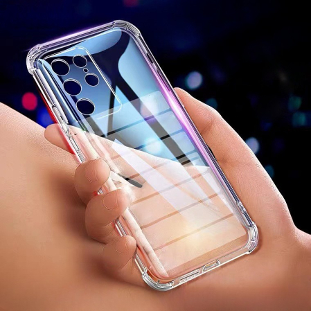 Husa de Protectie, Flippy, Compatibila cu Samsung Galaxy A55 5G, TPU Antisoc, Protectie Colturi, 1.5 mm Transparent [3]