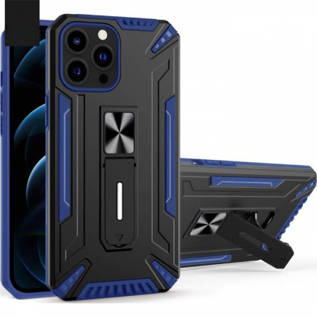Husa de protectie Flippy pentru Apple iPhone 13 Mini Defender Sergeant Brave cu suport,Albastru [2]