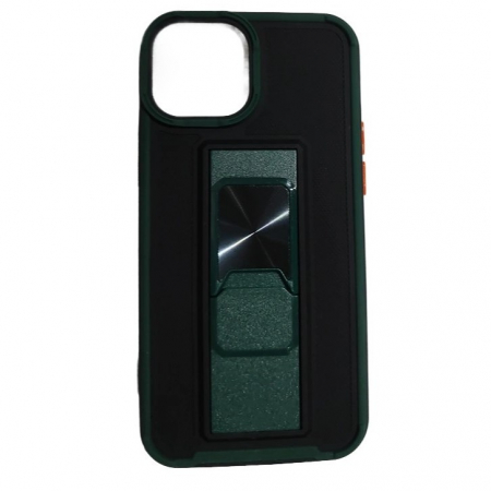 GSM - Husa de protectie Flippy pentru Apple iPhone 13 Mini Defender Sergeant Brave cu suport, Verde Inchis