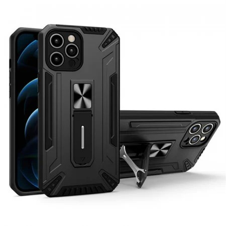 Husa de protectie Flippy pentru Apple iPhone 13 Pro Defender Sergeant Brave cu suport,Negru [2]