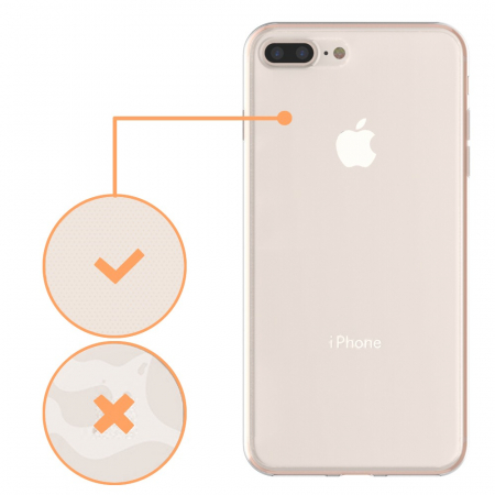 Husa de protectie Flippy® pentru Apple iPhone 7 Plus Full Tpu 360 V2 Transparent [2]