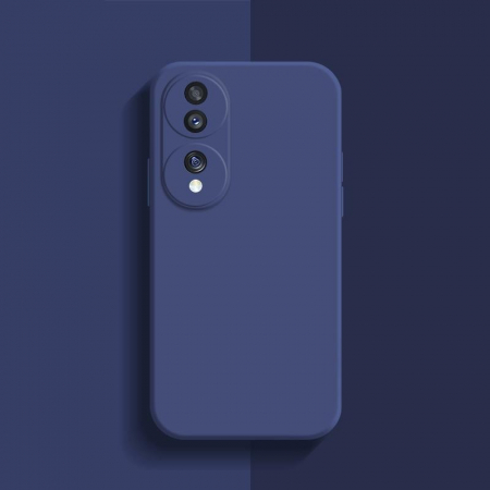 Husa de Protectie, Flippy, pentru Honor 70, Liquid Silicone, cu Microfibra pe Interior, Protectie Antisoc, Compatibil Incarcare Wireless, Albastru [5]
