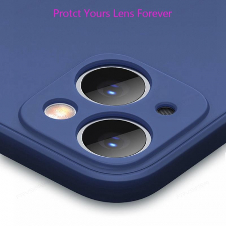 Husa de Protectie, Flippy, pentru Honor 70, Liquid Silicone, cu Microfibra pe Interior, Protectie Antisoc, Compatibil Incarcare Wireless, Albastru [1]