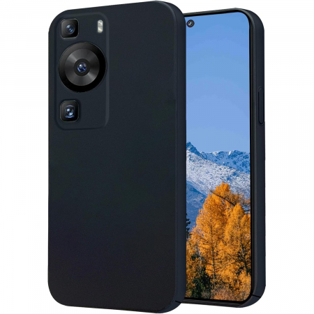 Huse de telefoane - Husa de Protectie, Flippy, pentru Huawei P60 Pro, Liquid Silicone, cu Microfibra pe Interior, Protectie Antisoc, Compatibil Incarcare Wireless, Negru
