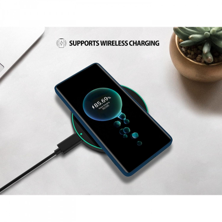 Husa de Protectie, Flippy, pentru Huawei Pura 70 Pro, Liquid Silicone, cu Microfibra pe Interior, Protectie Antisoc, Compatibil Incarcare Wireless, Albastru [5]