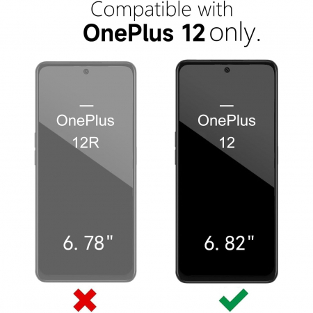 Husa de Protectie, Flippy, pentru OnePlus 12 5G, Liquid Silicone, cu Microfibra pe Interior, Protectie Antisoc, Compatibil Incarcare Wireless, Rosu [6]
