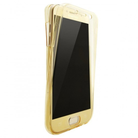 Sub 99 Lei - Husa de protectie Flippy® pentru Samsung A3 2017 Full Tpu 360 Auriu