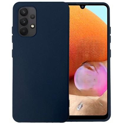 Sub 99 Lei - Husa de Protectie, Flippy, pentru Samsung Galaxy A32 5G, din TPU + PC, cu Suport pentru Card, Albastru Inchis