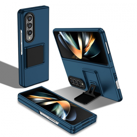 Husa de protectie Flippy, Pliere Tridimensionala, Multifunctionala, PC, pentru Samsung Galaxy Z Fold 4 5G, Albastru [1]