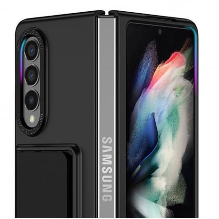 Lichidare Husa de protectie Flippy, Pliere Tridimensionala, Multifunctionala, PC, pentru Samsung Galaxy Z Fold 4 5G, Negru [3]