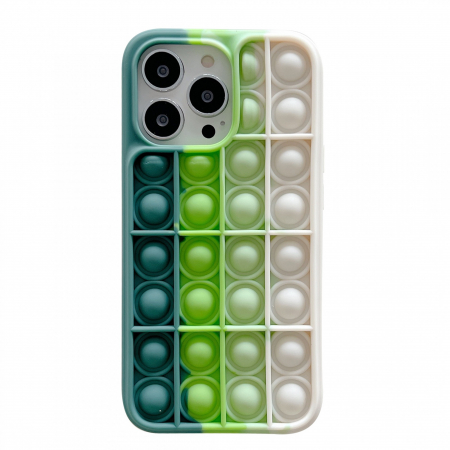 Jucarii, Copii & Bebe - Husa de protectie Flippy Pop It compatibila cu Apple iPhone 13 Pro,Model 3,Multicolor